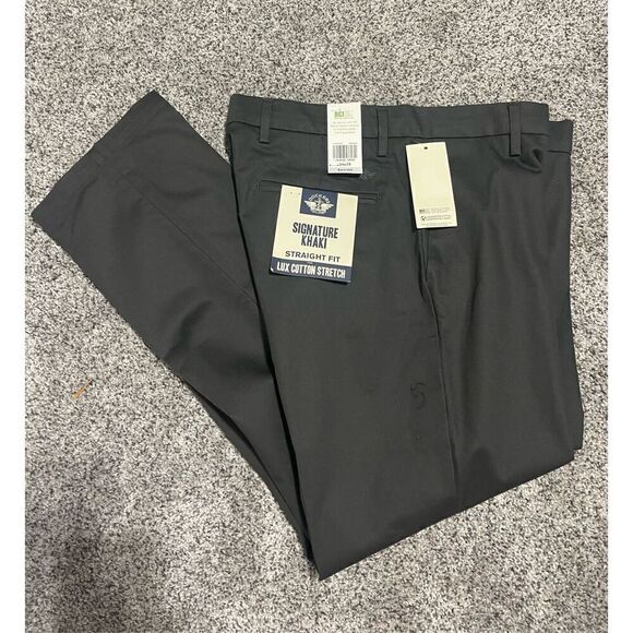 Men’s Dockers Signature Khaki Straight Pants - Picture 1 of 7
